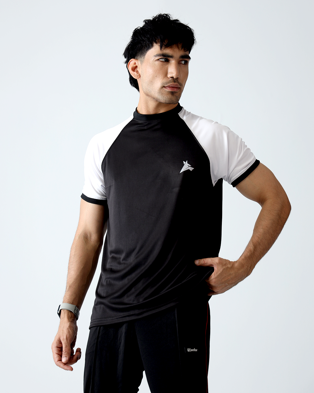 Balck & White Premium Quality Dri-fit T-shirt (Unisex)