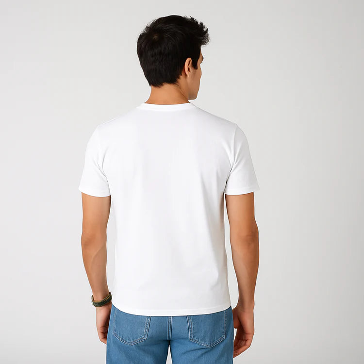 Pure White Basic T-Shirt