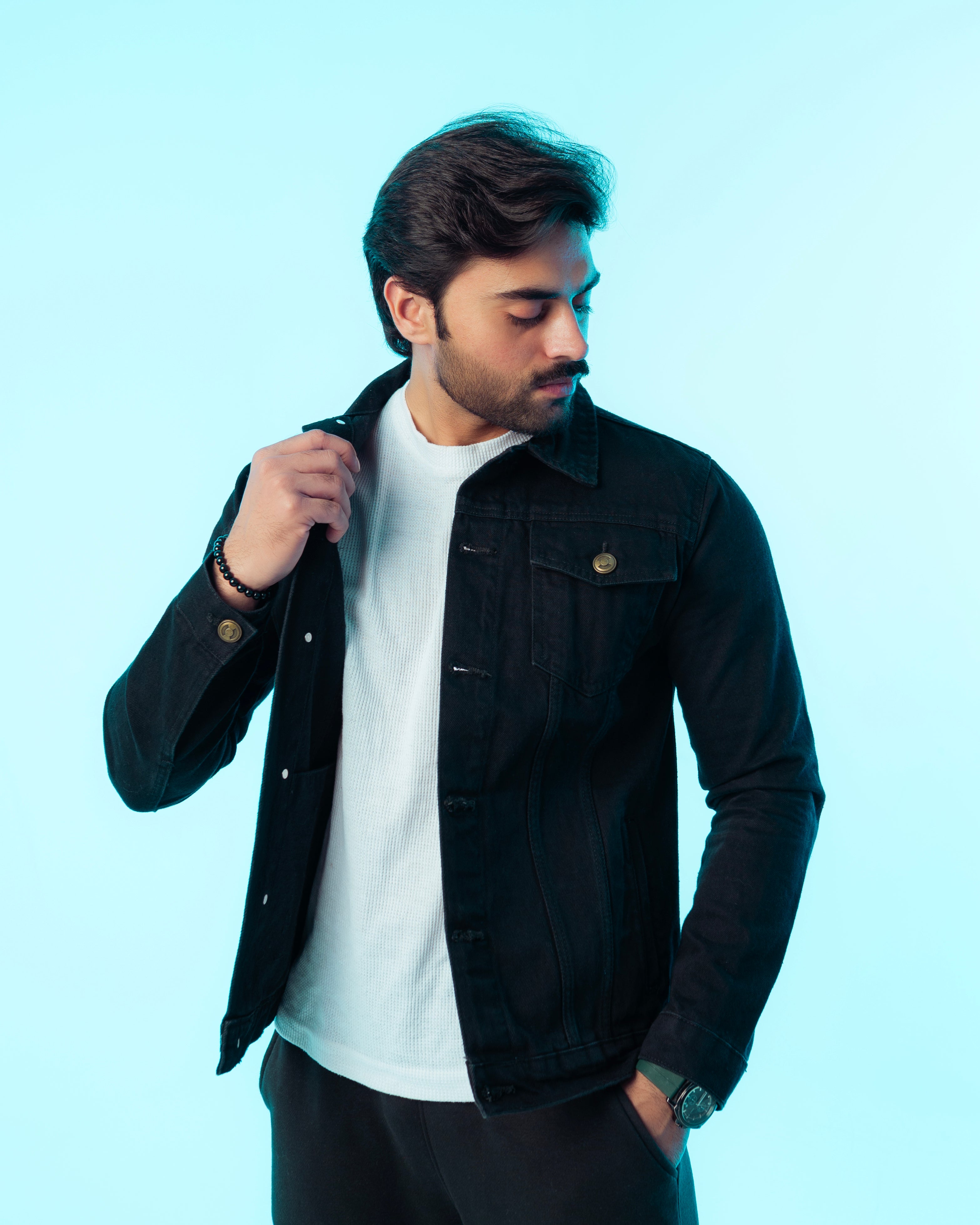 Electric Acid Wash Denim Jacket