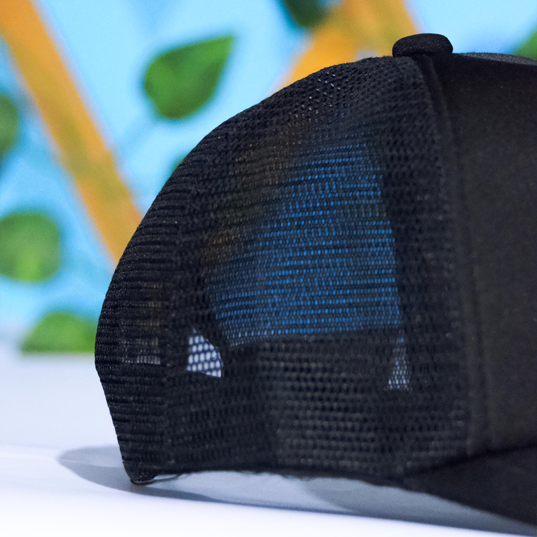 Full Black Net Cap