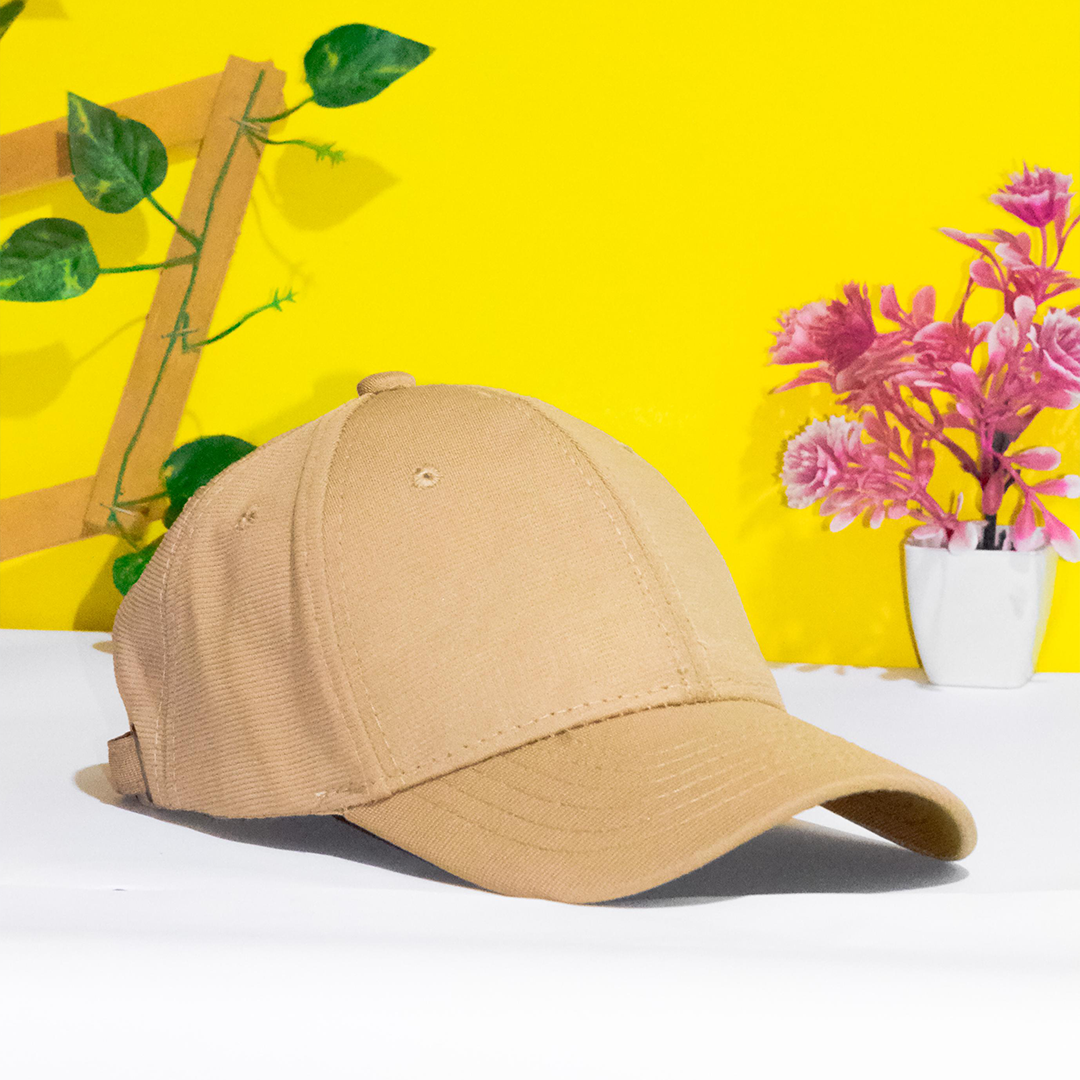Plain Beige Cap