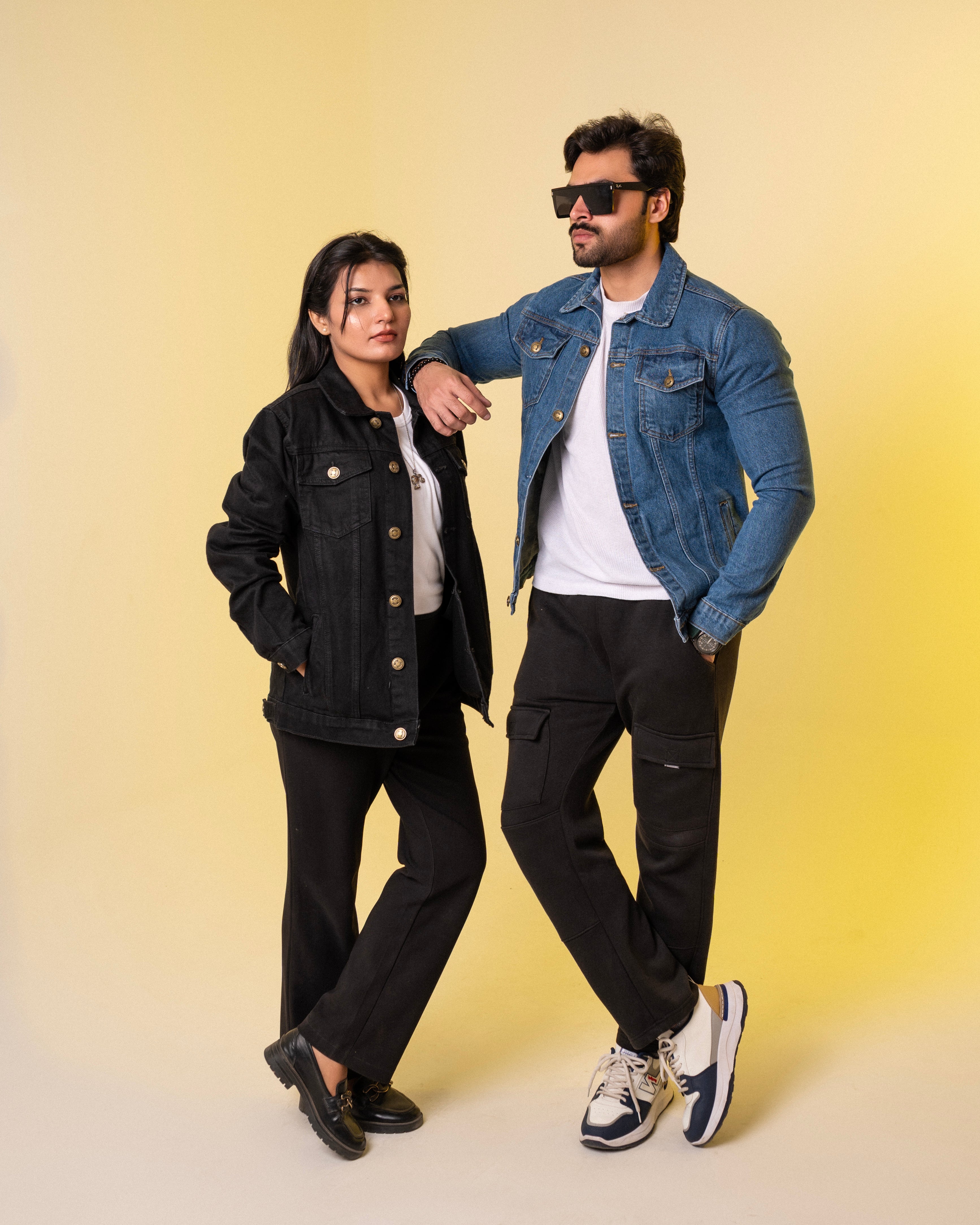 Electric Acid Wash Denim Jacket